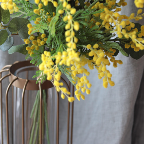 枝ものを飾ろう！】ミモザのインテリアブーケ アーティフィシャル