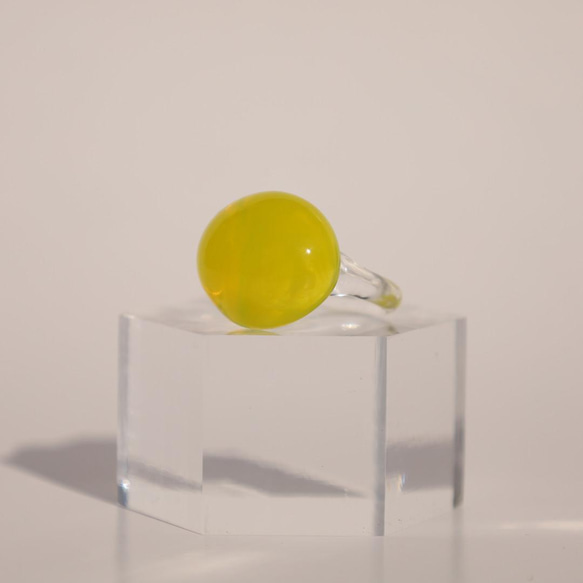 ガラスのリング“Candy”　-ミモザ- 7枚目の画像
