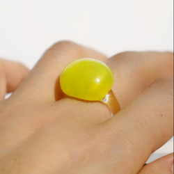 ガラスのリング“Candy”　-ミモザ- 1枚目の画像