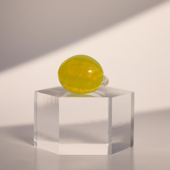 ガラスのリング“Candy”　-ミモザ- 4枚目の画像