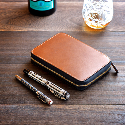 ペンケース ラウンドファスナータイプ ラウンドジップペンケース | ペンネジューク