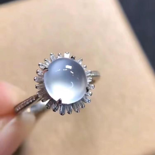 R138-019］ ジェイド JADE ヒスイ 本翡翠 くりぬき リング