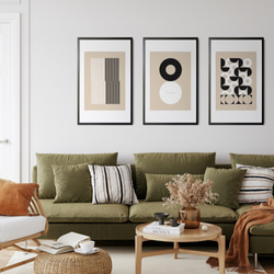 北欧キャンバスアートパネル_ Japandi01 ジャパンディスタイル 和