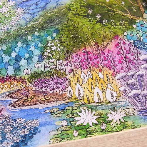 ☆】雪解けの森 絵画 てじまともこ 通販 13324149｜Creema(クリーマ)