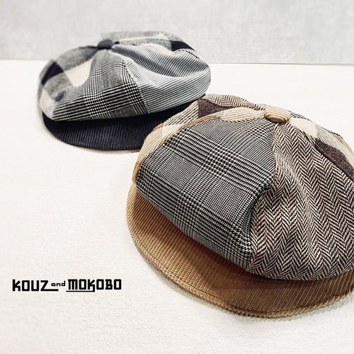 USA製ニューヨークハットTweed NewsboyグレーXL新品アメリカ米国