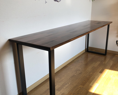 キャスター付きアイアン　カウンターテープル キャスター付きカウンターテーブルク 引き出し4列 | EARL