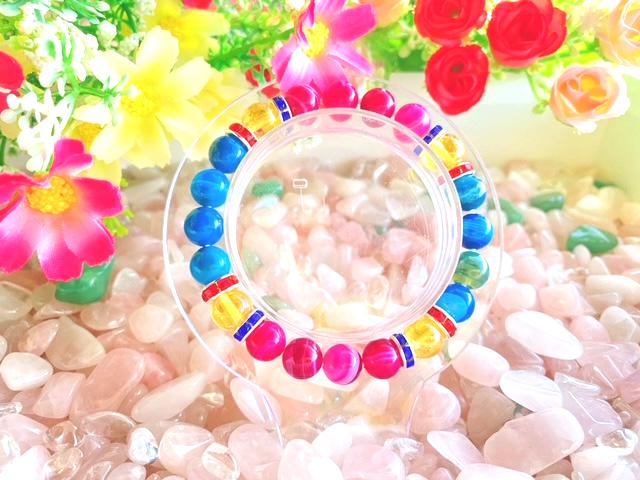 アゲート＊ブレスレットNo.75＊