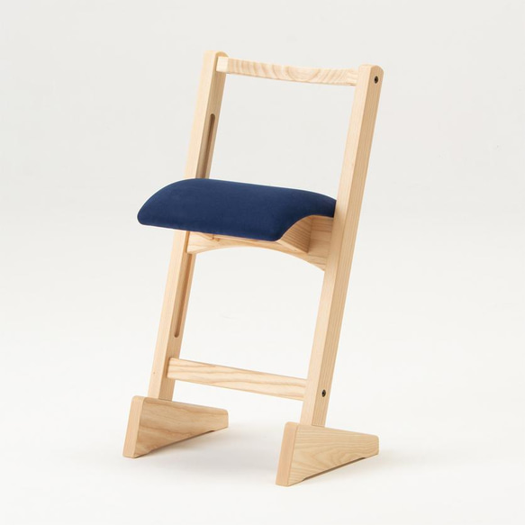 匠工芸 パロットチェア ネイビー キッチン 高さ調節 スツール チェア