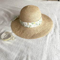 リバティ　ジョゼフィンズ・ガーデン×French linen hat 4枚目の画像