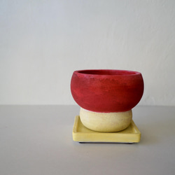 静物画から抜け出したような植木鉢　Noppo and Dango : RED 4枚目の画像