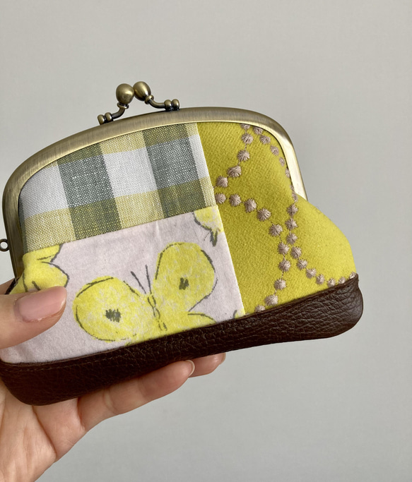 mina perhonen ミナペルホネンがま口財布 タンバリン