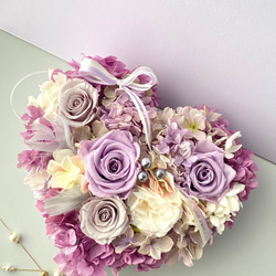 受注制作] ローズガーデンリース✤ピンク&ワインカラー✤プリザーブド