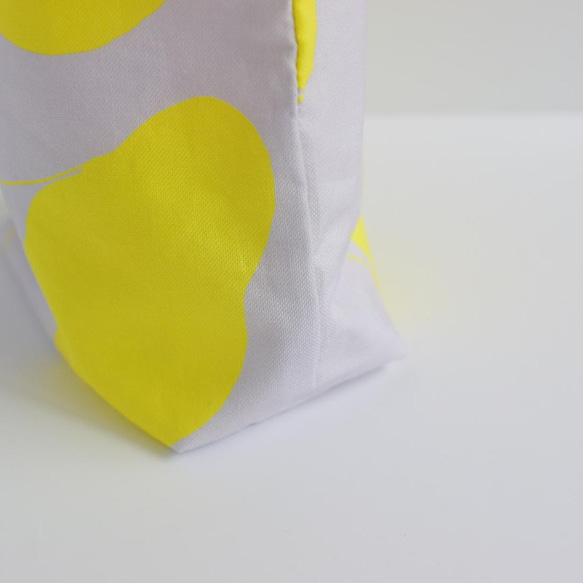 イエローブロッコリーコップ袋【給食袋】 4枚目の画像
