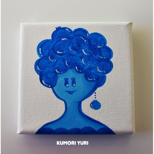 ブルーベリー 原画 一点物 イラスト イラスト KUMORI YURI 通販 