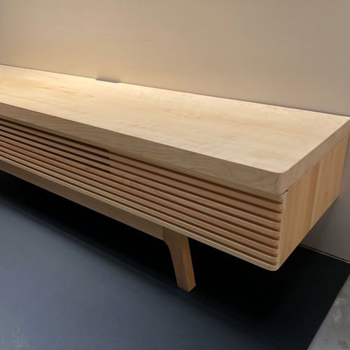 【美品】ハンドメイド作家　テレビボード　テレビ台　無垢材 1_1115aae58172062304998a009958