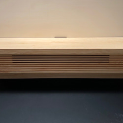 [手作り家具】桧（四国産）無垢材・オイルフィニッシュ・のシンプルなテレビ台 w170 6枚目の画像