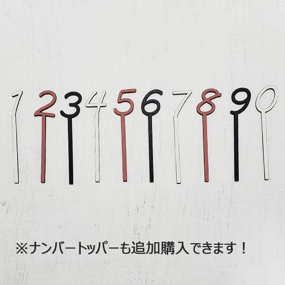 誕生日 飾り バースデー飾り 誕生日飾付け バースデートッパー ブラウン バースデー壁面 ウッドバナー 誕生日 記念日 14枚目の画像