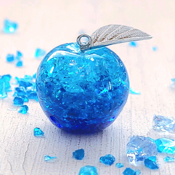 煌めく青りんごアクセサリー レジン・樹脂 藍山工房 通販 13326139
