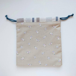 宇宙飛行士の巾着(コップ袋)　マチ・内布有 10枚目の画像