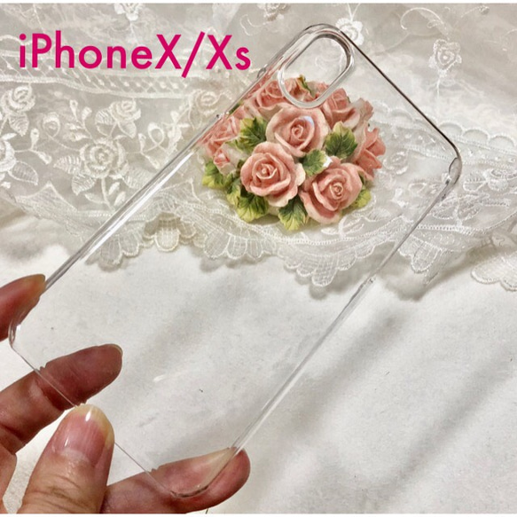 iPhoneX/Xsケース クリアハードケース 1枚目の画像