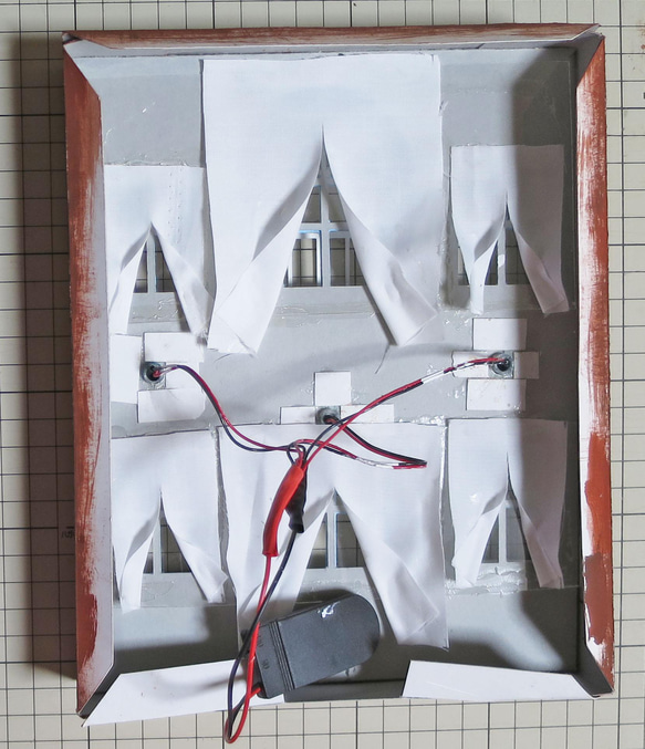 「電飾カフェ」　H　完成モデル　ジオラマ　ミニチュア　 16枚目の画像
