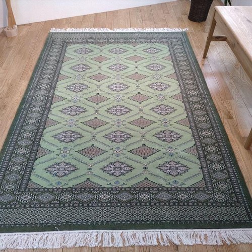 完売】パキスタン絨毯 (12/24)ハイクオリティー リビング 208x140