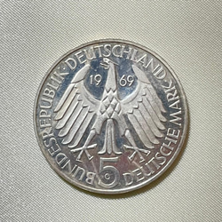 ドイツ5マルク記念銀貨コインリング9号現品即納 6枚目の画像