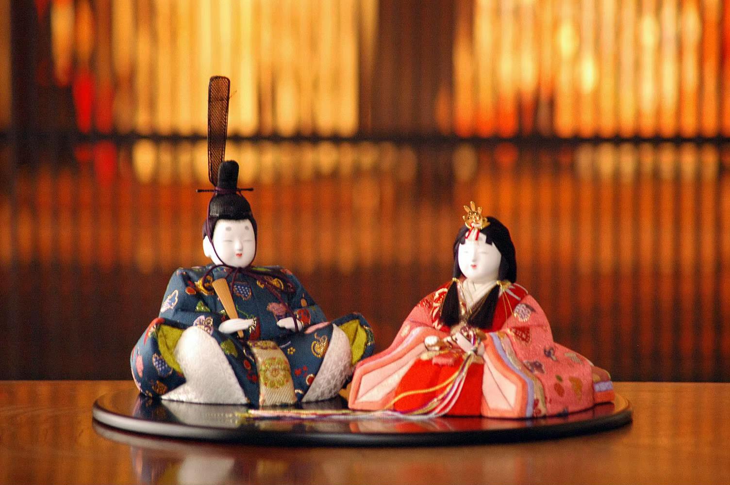 雛祭り 【送料込】真鍮タイプ HINA人形 お雛様 ひな人形