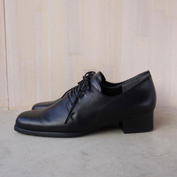 男性風格低跟鞋，柔軟易穿，採用流行的木質圖案 21.5 厘米至 25.5 厘米 日本製造 真皮 z3584 第6張的照片