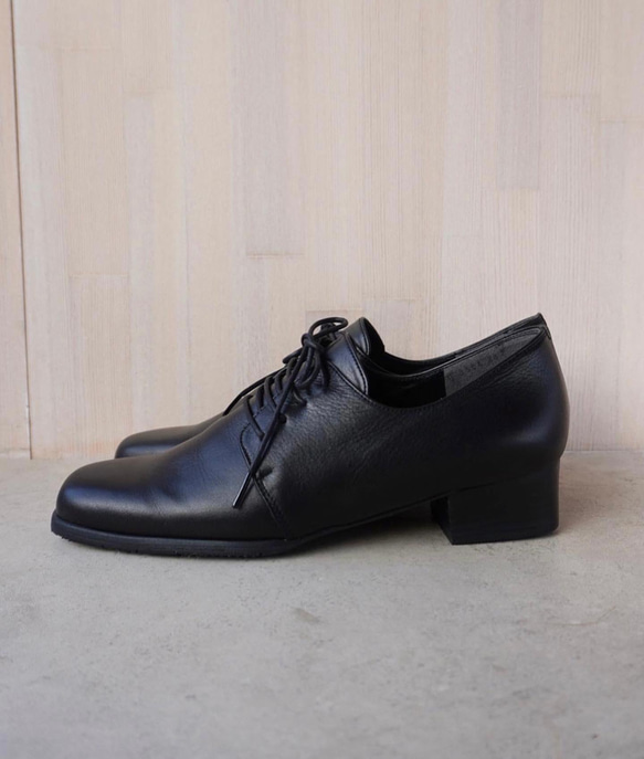 男性風格低跟鞋，柔軟易穿，採用流行的木質圖案 21.5 厘米至 25.5 厘米 日本製造 真皮 z3584 第6張的照片