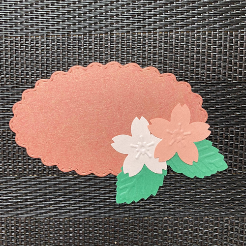 メッセージカード 桜 さくら お花 クラフトパンチ その他素材