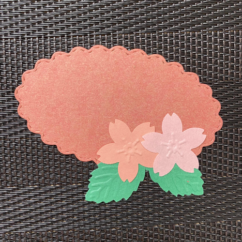 クラフトパンチ　メッセージカード ◇クラフトパンチ◇クラフト◇メッセージカード◇うさぎ・バラ