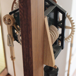 木製歯車の柱時計 【受注制作】 7枚目の画像
