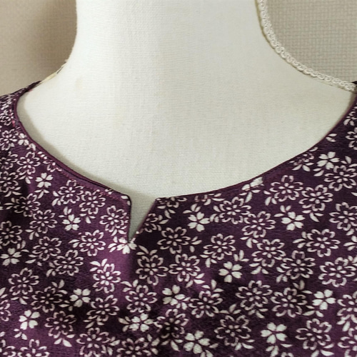 新品★﻿小紋 着尺 反物 リメイク-7 ma6305 正絹 小紋 着物 反物 着尺 ちりめん 未仕立て リメイク 生地