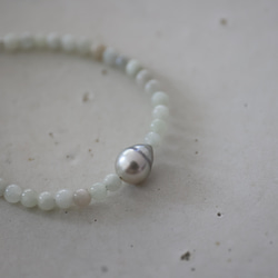 SILVER925 South Sea Pear jade bracelet [kgf3931] 5枚目の画像