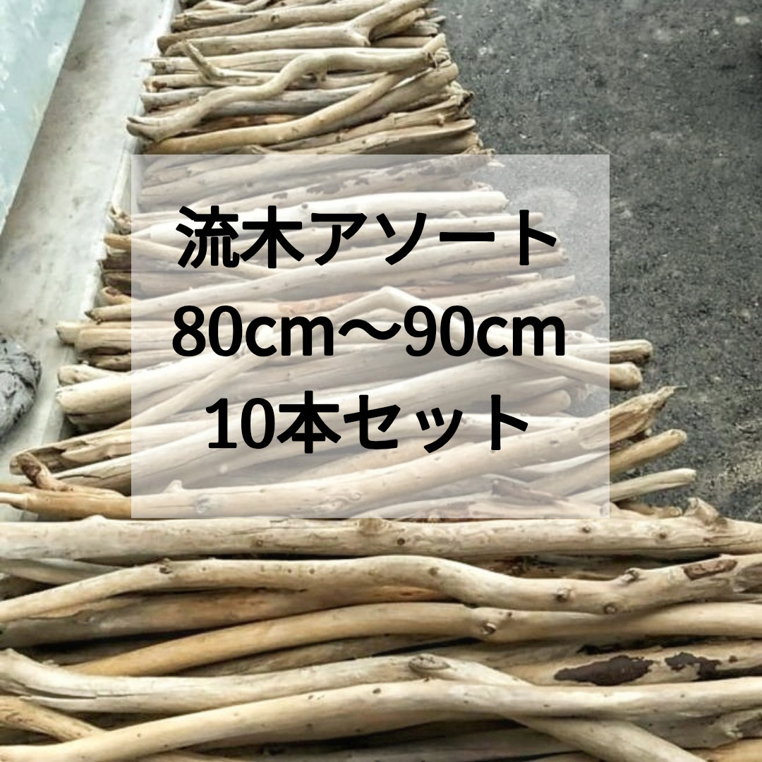 【送料無料】まがり屋流木 南信州産 天然枝流木 10本セット（80〜90cm）秋冬インテリアに｜マクラメ 流木ツリー