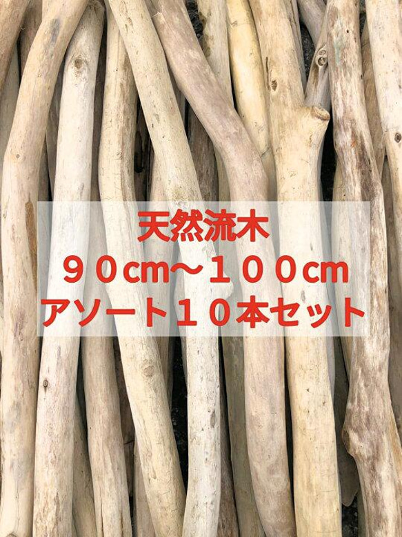 送料無料●南信州アルプス天然流木 枝流木 １０本 格安アソートまとめ売り販売 ９０センチ以上、１００センチ未満 1枚目の画像