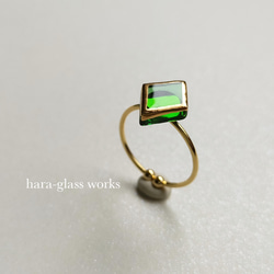 あ*】様 レア 天然 本翡翠 無処理 A貨 くり抜きリング 手彫り 花 14号