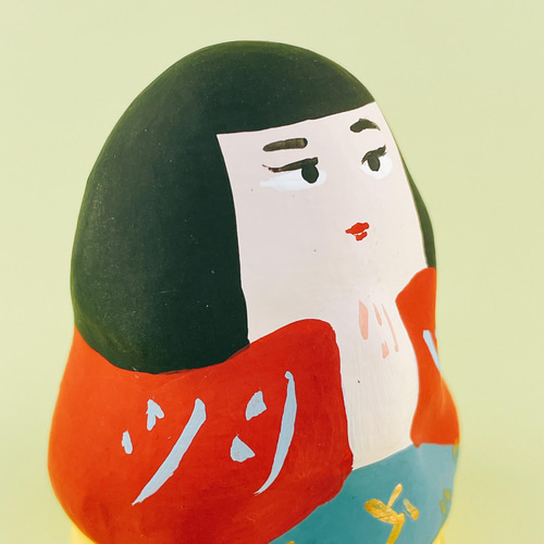 縁起物・稚児大師24（ちごだいし・土人形） その他人形 坊さん玩具工房