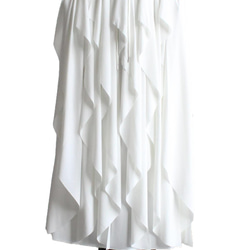 チュール風フェイクレイヤードロングスカート 18枚目の画像