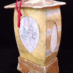 和紙と陶器の灯り・和風ランタン 5枚目の画像