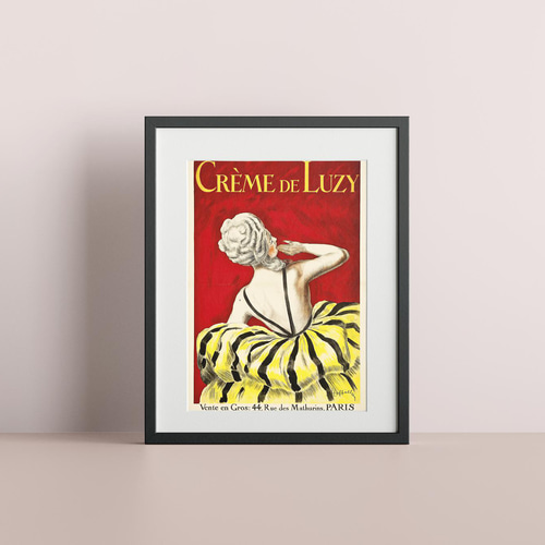 NO.343】ゴージャスな黄色ドレスの後ろ姿の女性アートポスター