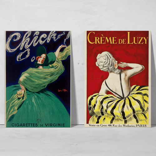 NO.343】ゴージャスな黄色ドレスの後ろ姿の女性アートポスター