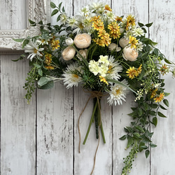 ミモザのハーフリース ドライフラワー Dimanche flower&craf 通販