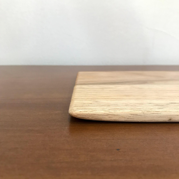 クルミの薄型プレート/ 木のお皿 プレート 器  日本製 木製 皿 プレゼント ギフト 父の日 インテリア 誕生日 胡桃 3枚目の画像