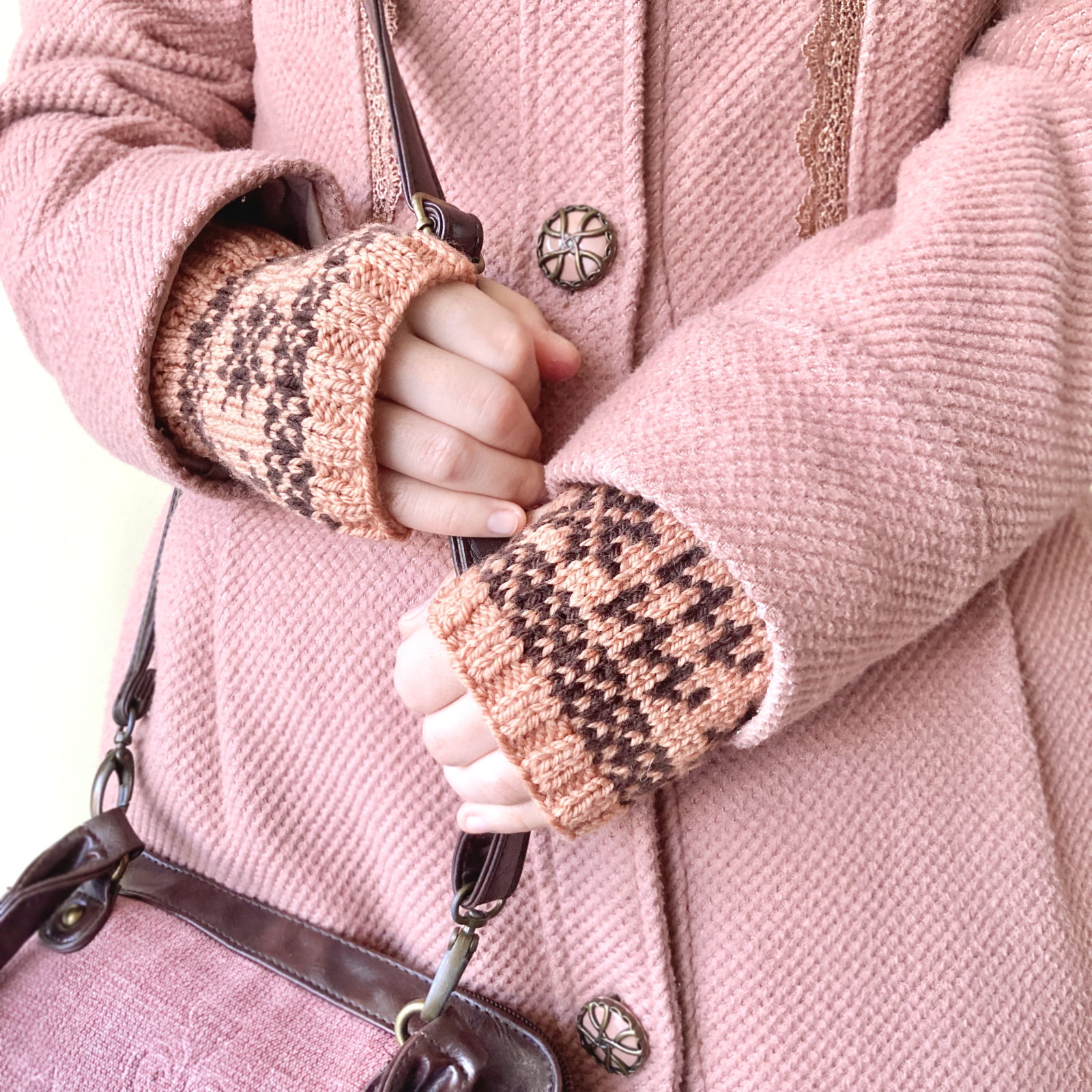 150色＊推し色で作る星座×ノルディック柄ハンドウォーマー＊みずがめ座＊手編みニット＊送料無料 6,478円