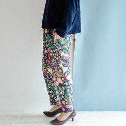 きまぐれコレクション　-クレイジーな織り模様のテーパードパンツ M/Lサイズ 4枚目の画像