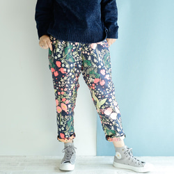 きまぐれコレクション　-クレイジーな織り模様のテーパードパンツ M/Lサイズ 9枚目の画像