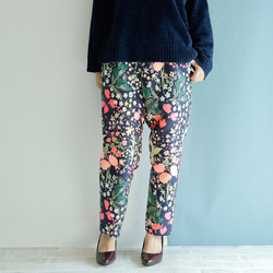 きまぐれコレクション　-クレイジーな織り模様のテーパードパンツ M/Lサイズ 2枚目の画像