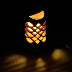 竹灯籠　竹灯り 竹ランプ　〜〜竹籠〜〜 2枚目の画像
